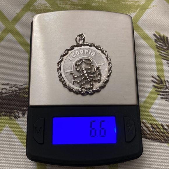 Sterling Vintage Birthstone Medals.  Aquarius/Leo /Scorpio - Picture 8 of 9